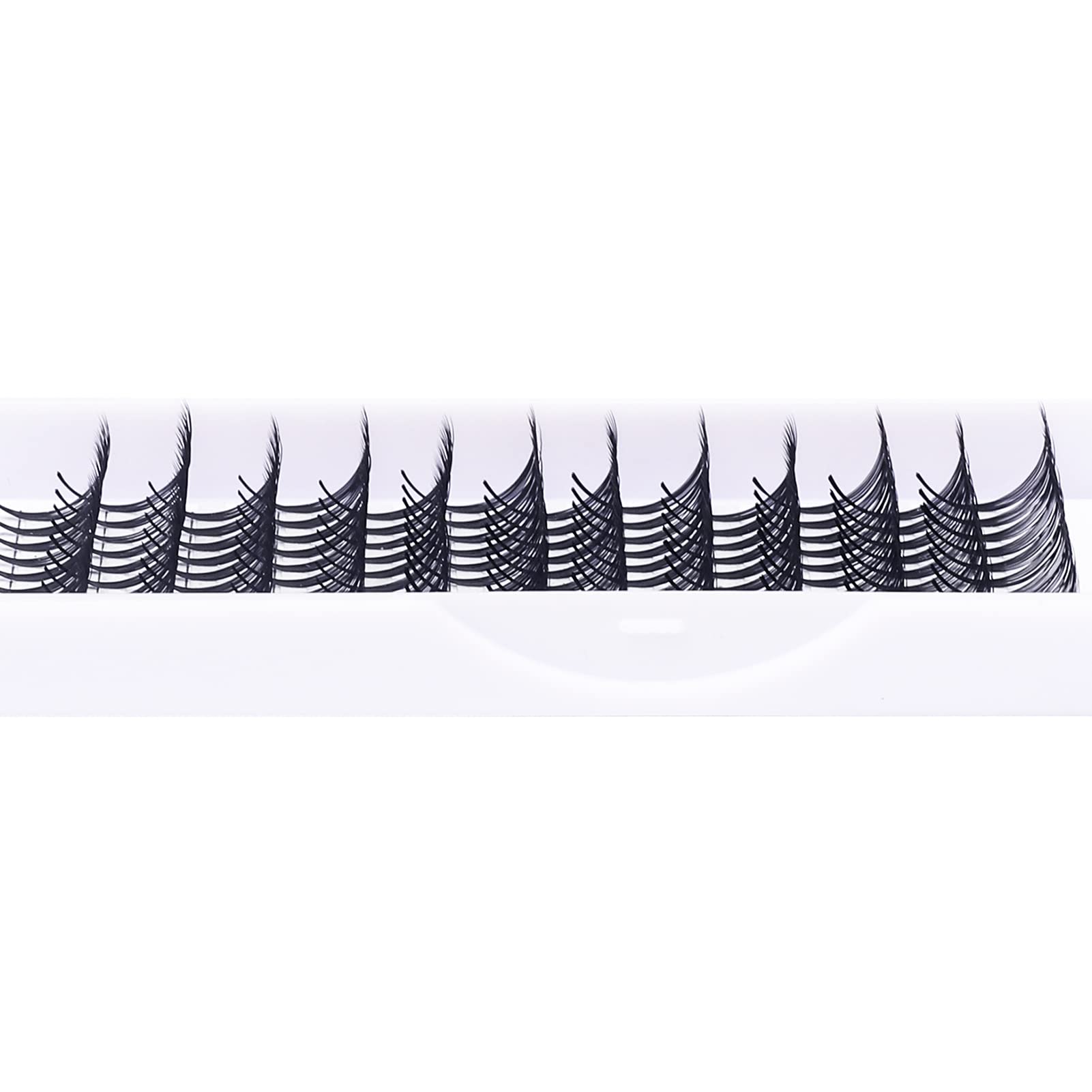 10D Premade Volume Eyelash Extensions - Professional Point Lashes, Pre-Made Fanned Russian Volume Lashes (0.05mm, 14mm) - Long Lasting & Natural Look for Salon, Bridal & Special Occasions