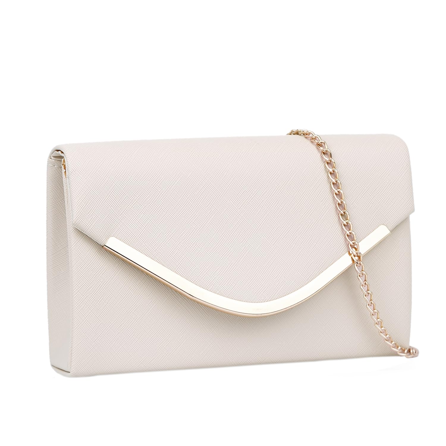 Elegant Women's Clutch Purse for Evening, Formal & Wedding Events - Classic Envelope Handbag with Detachable Shoulder Strap | Perfect for Prom, Party, Cocktail Dinners & Special Occasions