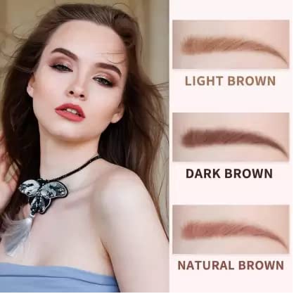 3-in-1 Hairline Powder Stick - Eyebrow Shaping & Root Touch Up Powder for Thicker Hair - Perfect for Daily Use, Travel & On-The-Go Touch Ups