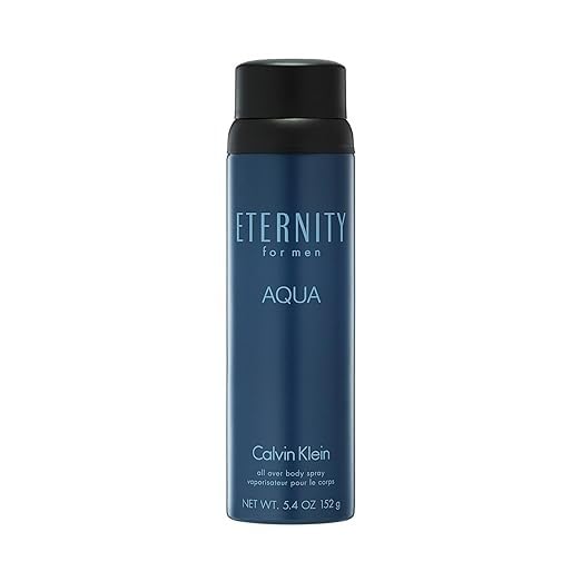 Eternity Aqua Men's Body Spray Cologne - 5.4 oz Long Lasting Fragrance for Day & Night | Fresh Scent for Work, Gym & Date Night