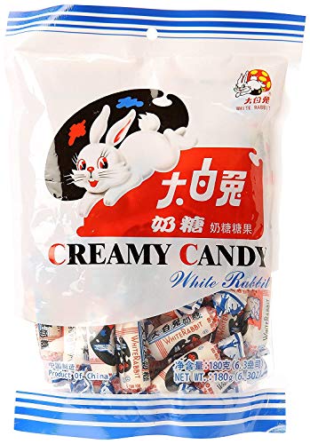 White Rabbit Creamy Candy 6.3 Oz (180g) - 2 Pack Bulk - Classic Milk Candy - Perfect for Parties, Gifts & Asian Snack Lovers