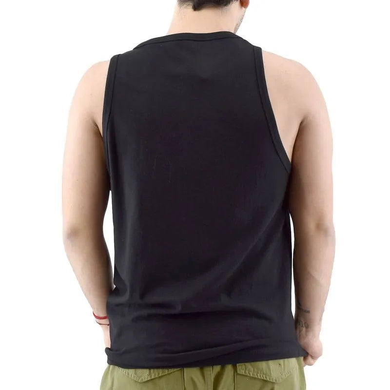DC Men's Big Circle Black Muscle Shirt - Stylish & Comfortable for Gym, Workout & Casual Wear