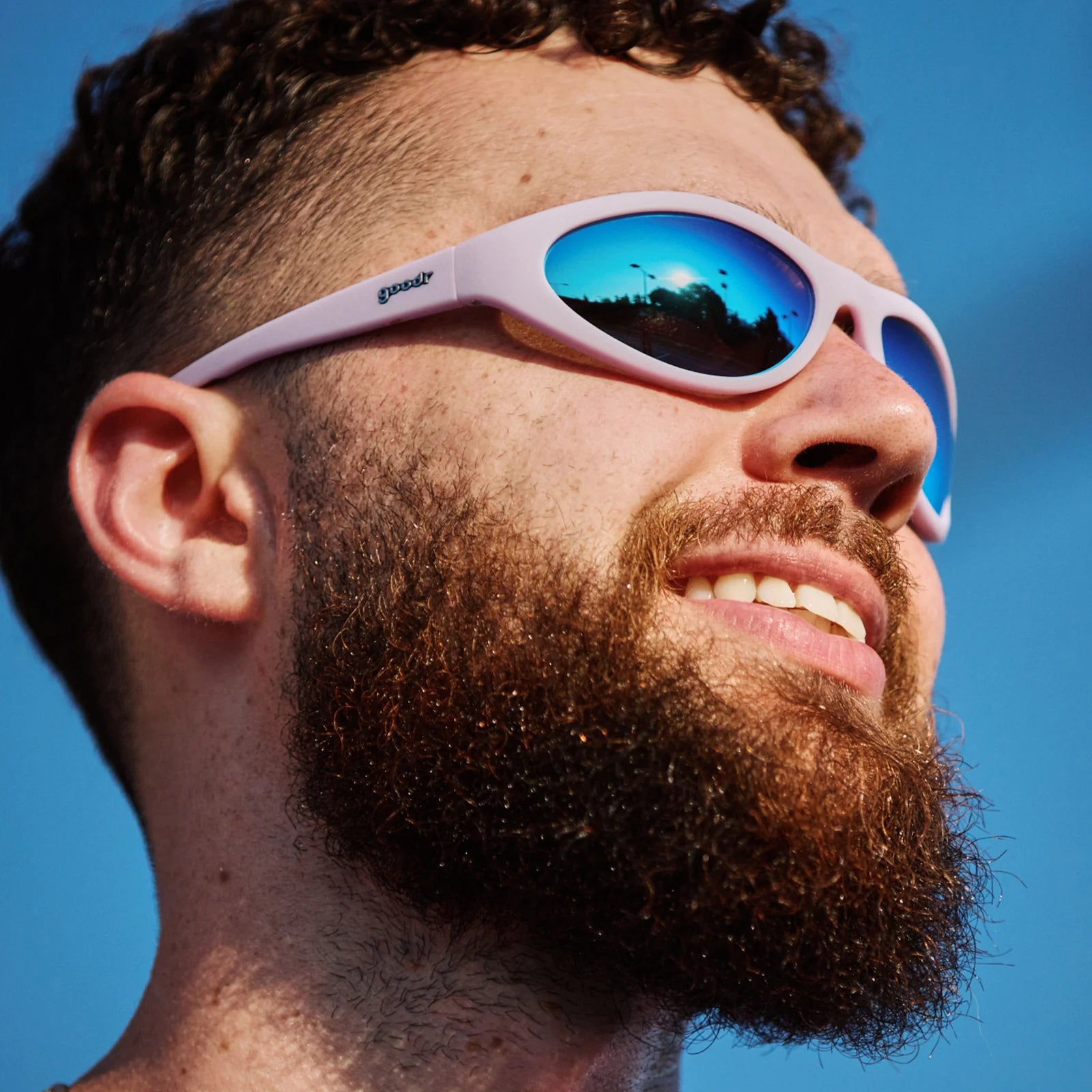 Goodr In My Periwinkle Prime Sunglasses - Polarized UV Protection Running Cycling Driving Shades for Men & Women - Lightweight Comfortable Sporty Eyewear for Outdoor Activities