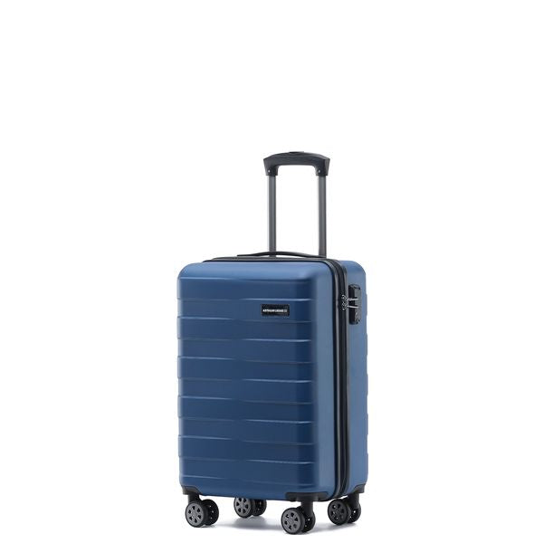 ALC250 3A VORTEX 3-Piece Luggage Set - Durable Spinner Suitcases with TSA Lock, Lightweight Blue Travel Luggage for Business Trips & Family Vacations