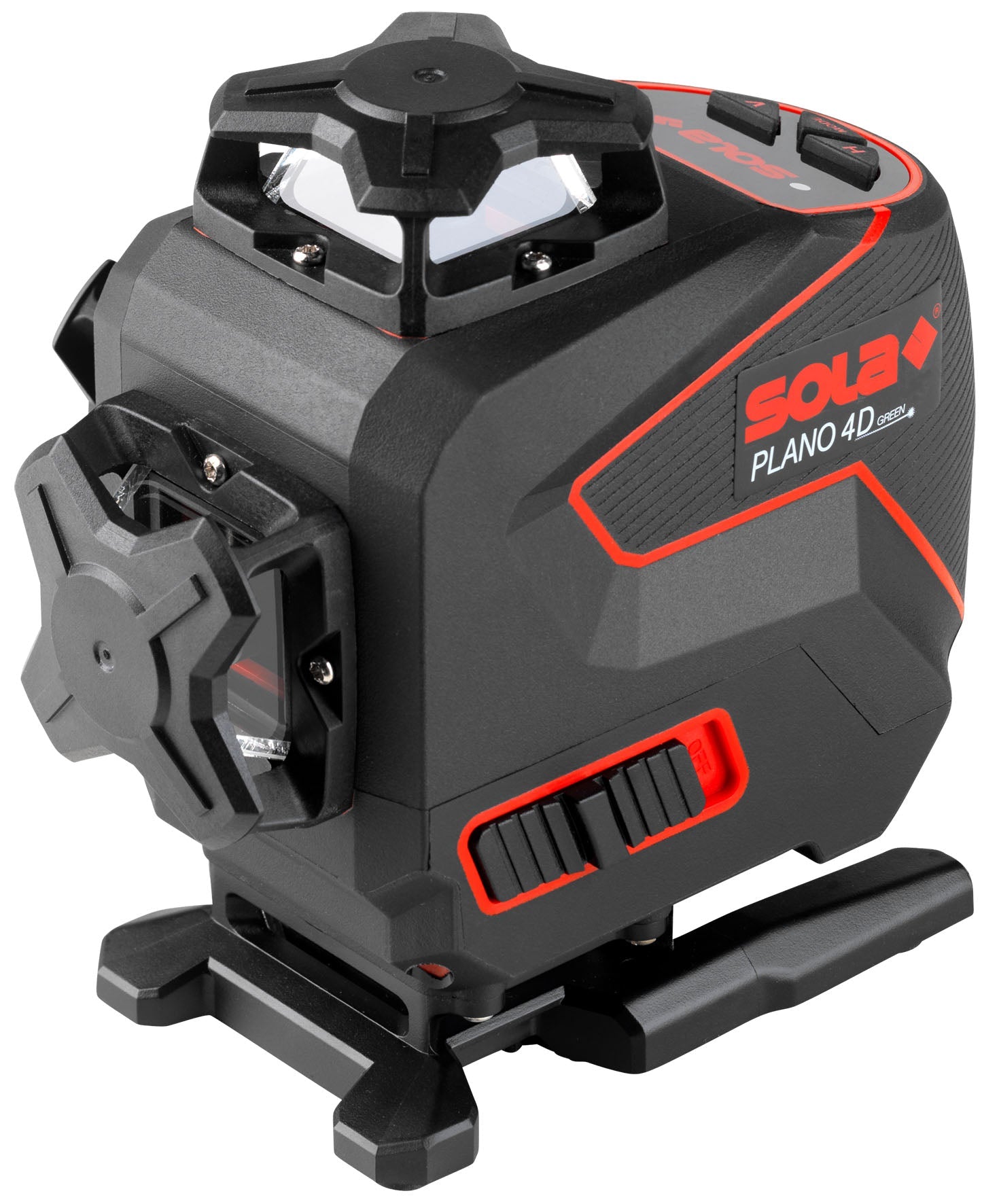 SOLA PLANO 4D Green Professional Laser Level - High Precision Laser Leveling Tool for Construction, Woodworking & DIY Projects | Indoor & Outdoor Use