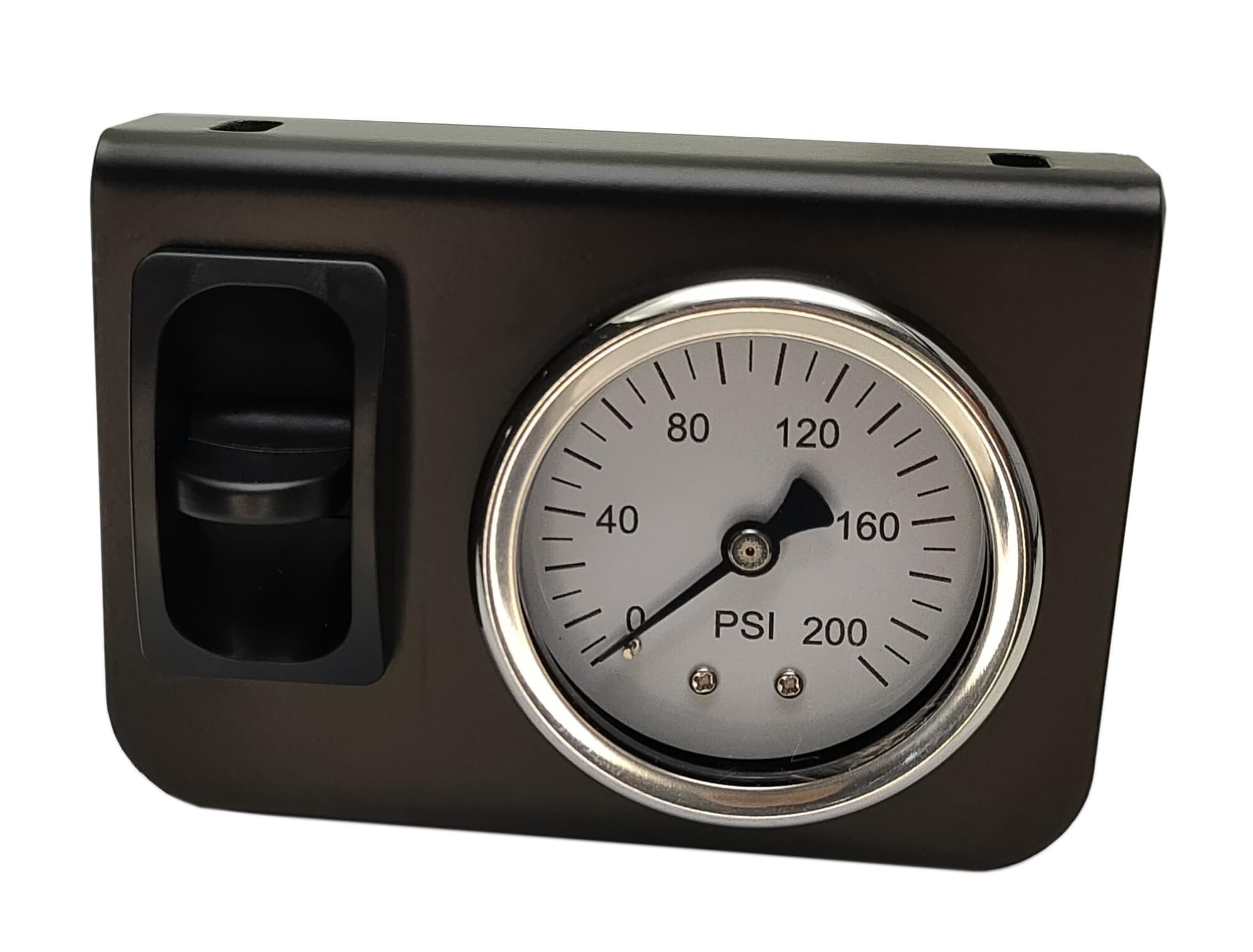 Air Suspension Control Kit - Single Cab Air Gauge with Electric Paddle Switch for Truck & SUV Air Ride Systems | Perfect for Custom Vehicle Suspension Upgrades