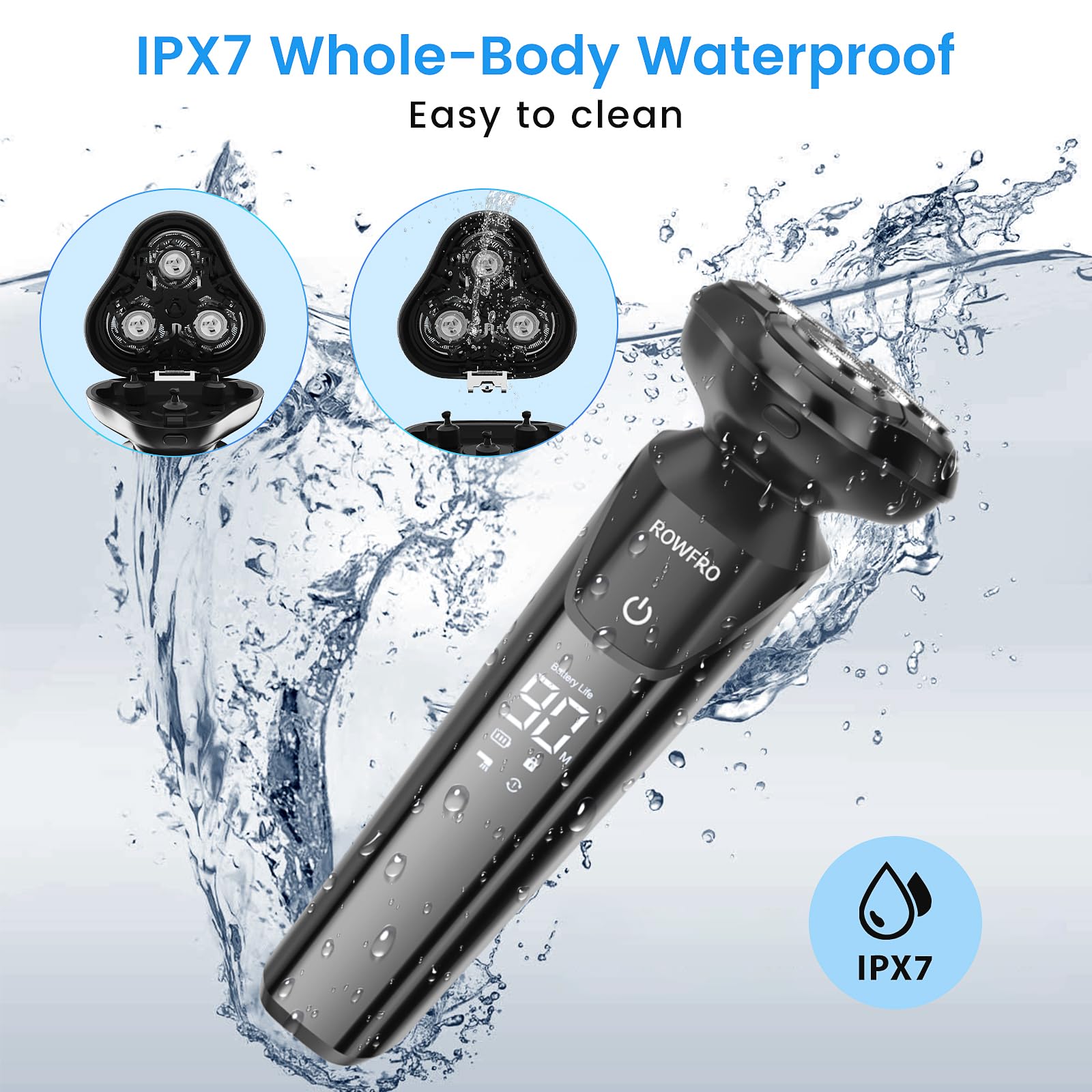 Women's Electric Razor - Cordless Wet & Dry Shaver for Smooth Legs, Arms, Armpits & Bikini Area | Fast Charging & Painless Hair Removal | Perfect for Travel, Gym & Daily Use at Home