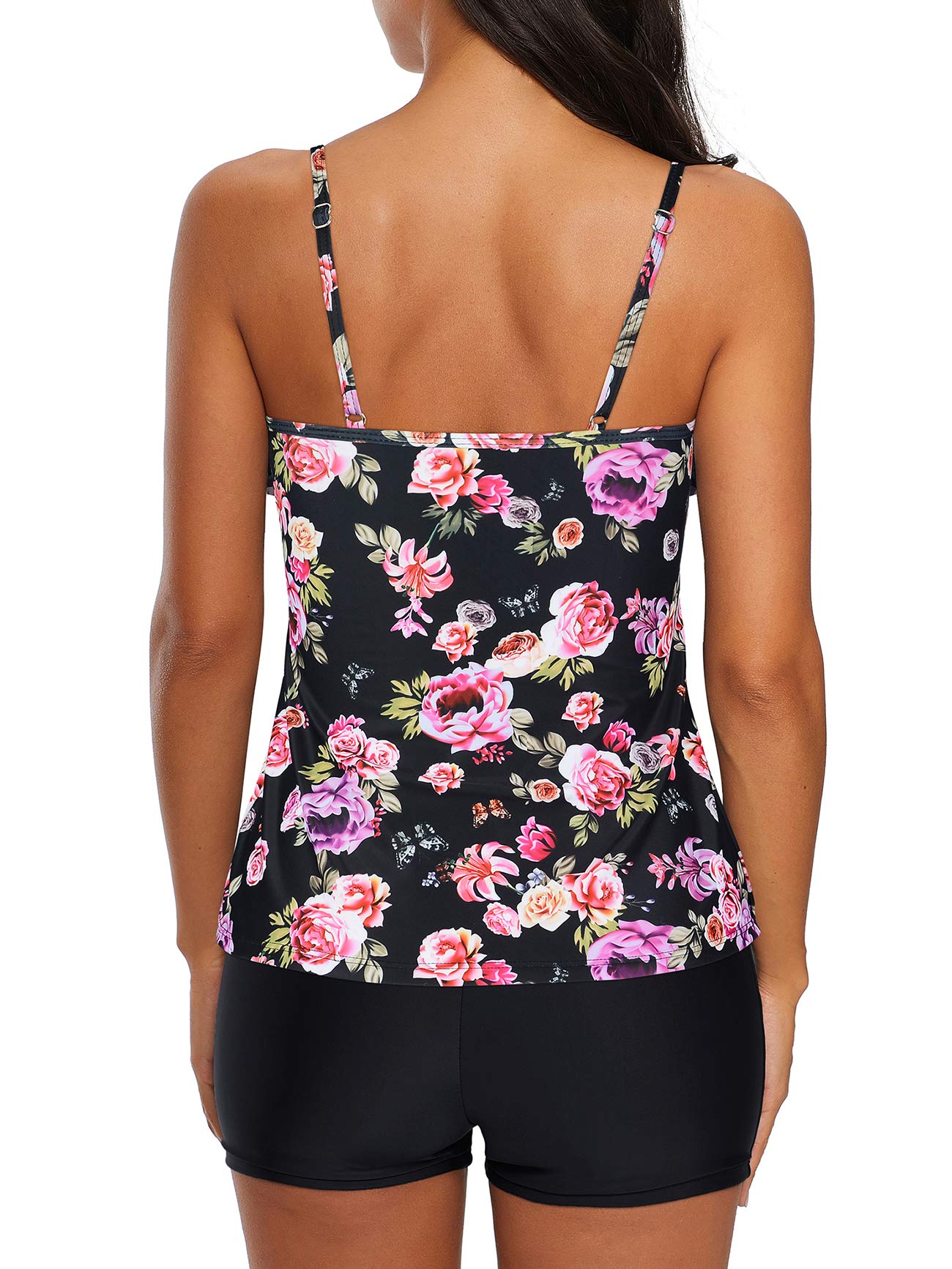 **Women's Plus Size 2-Piece Tankini Swimsuits for Passionate Adventures - Perfect for Beach Vacations, Pool Parties & Summer Getaways**