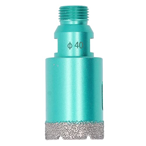 40mm Diamond Hole Saw Drill Bit for Glass, Tile, Concrete, Granite - Angle Grinder Hole Opener for Bottles, Pots, Stone, Marble, Porcelain & Ceramic - Perfect for DIY Projects, Plumbing & Home Renovations