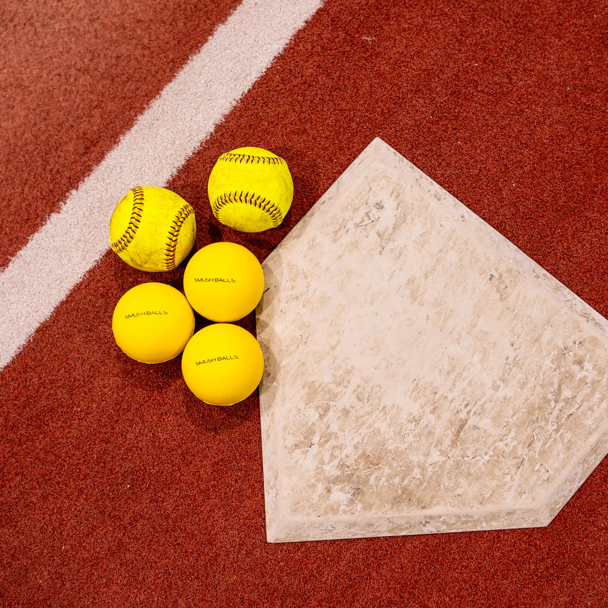 Premium Softball Smushballs - Durable & Safe Training Softballs for Kids & Adults - Perfect for Indoor/Outdoor Practice, Backyard Games & Team Drills