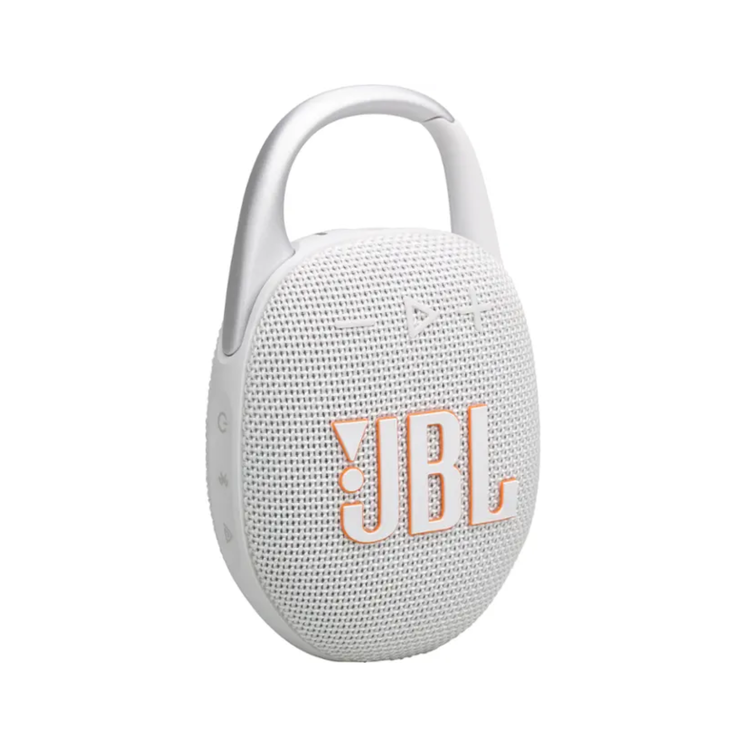 JBL Clip 5 Portable Bluetooth Speaker - Waterproof Wireless Speaker with 10 Hours Playtime, Perfect for Outdoor Adventures, Beach, Hiking & Pool Parties (White)
