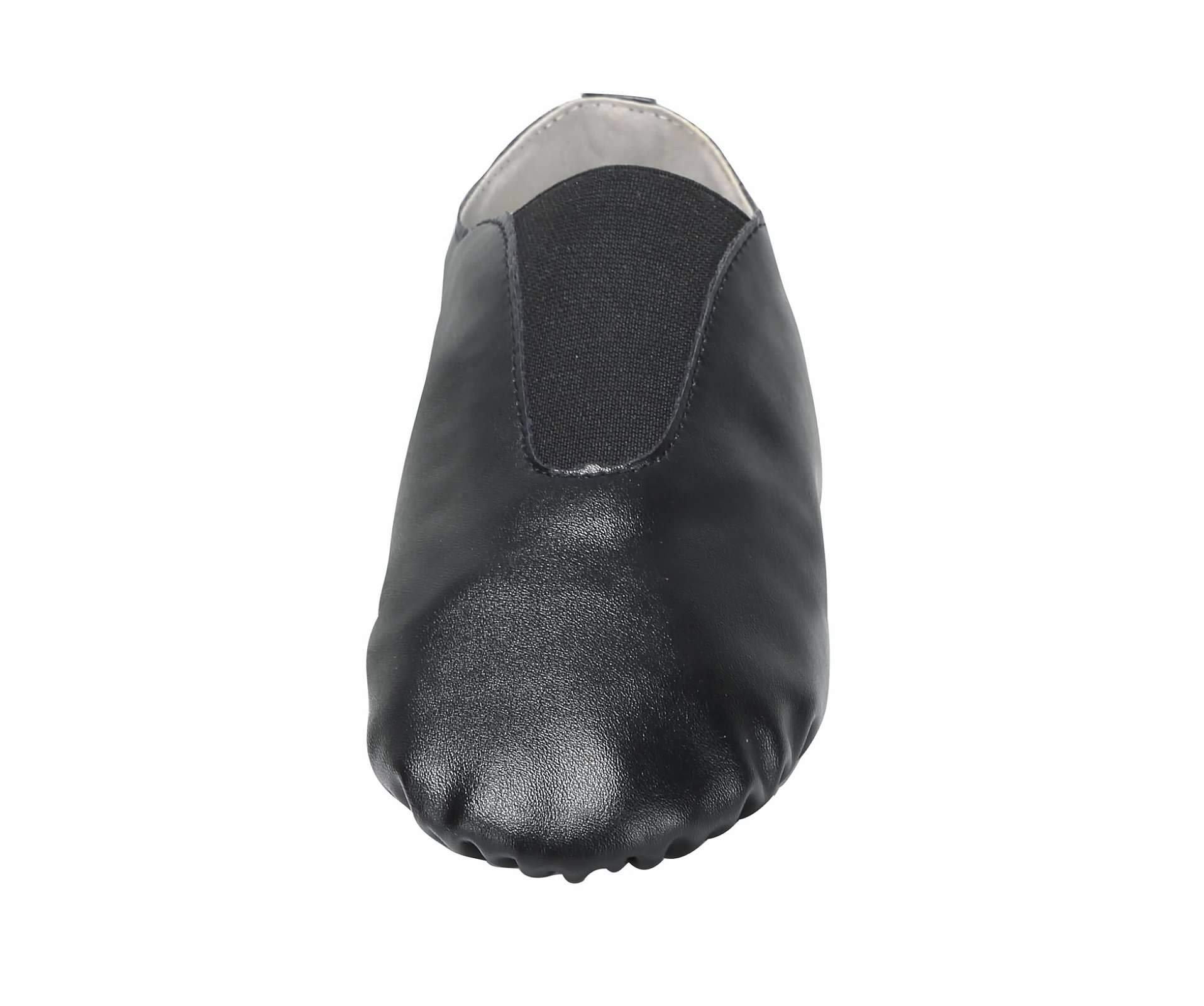 Linodes PU Leather Jazz Shoes Slip-On for Girls & Boys - Comfortable Elastic Dance Shoes for Toddler, Little Kid & Big Kid - Perfect for Ballet, Jazz, and Dance Classes
