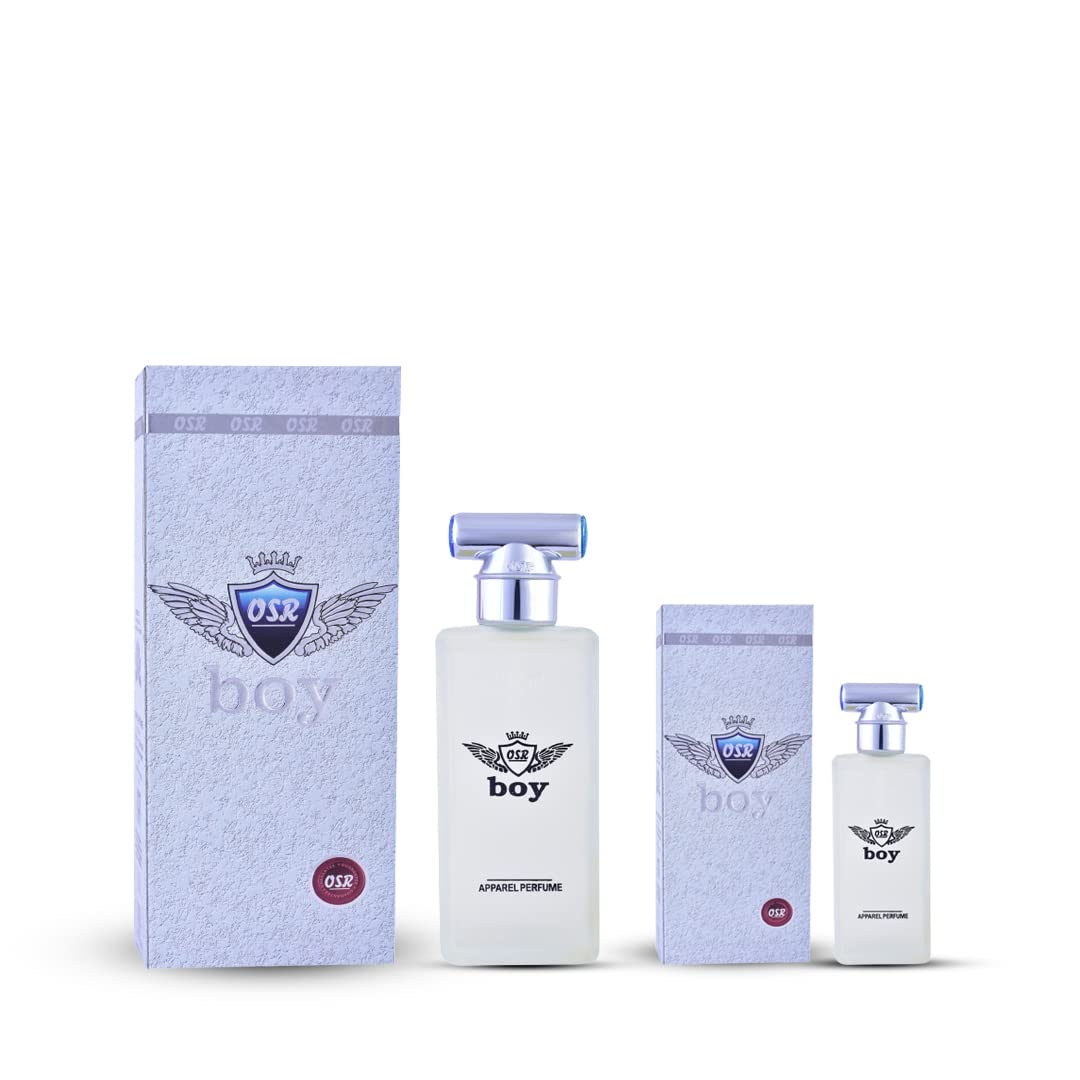 OSR Boy 40ML & 60ML Eau de Parfum Combo Set - Long Lasting Fragrance for Men (2-Pack) | Perfect for Daily Wear, Office & Special Occasions