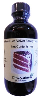 OliveNation Red Velvet Bakery Flavor Emulsion - 16 oz | Water Soluble, Kosher, Gluten Free & Vegan | Perfect for Cakes, Cupcakes & Baking Decorations