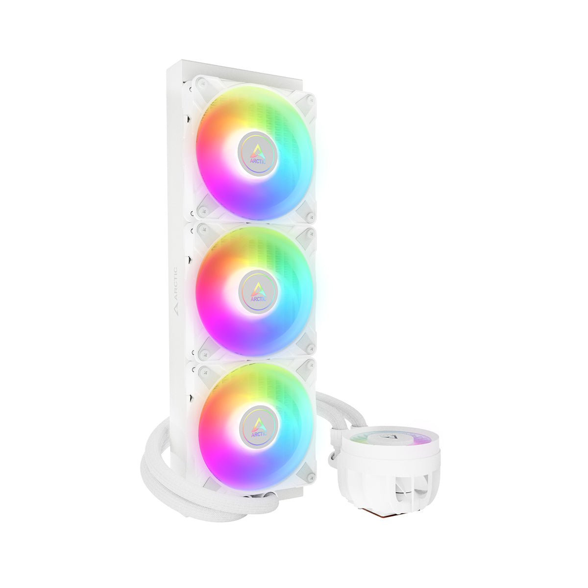 Arctic Liquid Freezer III 360mm RGB AIO CPU Liquid Cooler - High Performance White PC Water Cooling System for Gaming & Overclocking | Perfect for Intel/AMD CPUs in Custom Gaming Rigs & Workstations