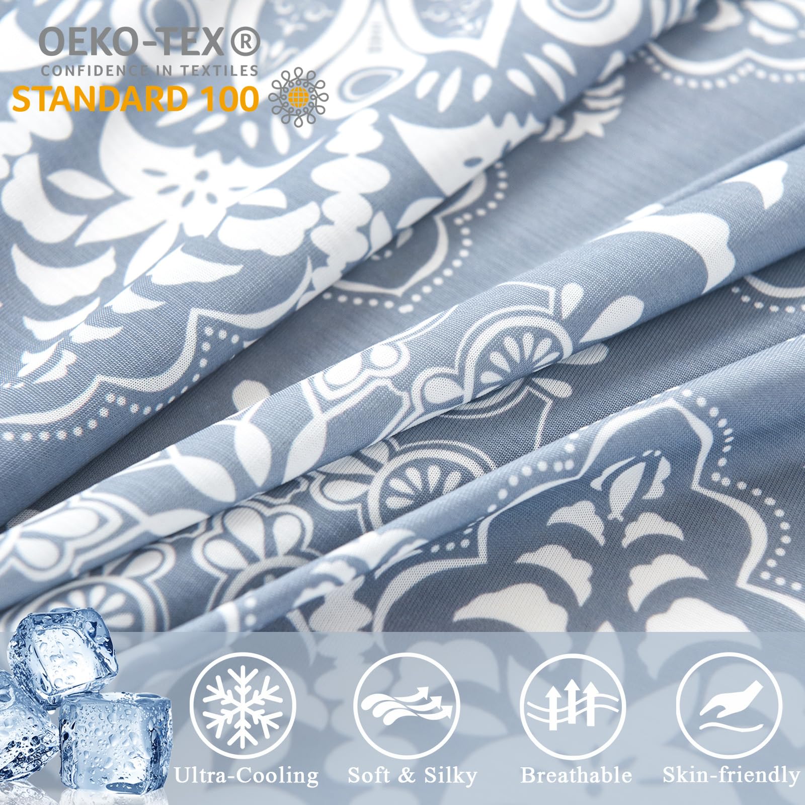 Arc-Chill Q-Max Cooling Fitted Sheet Twin Size - Ultra-Cool & Breathable 16