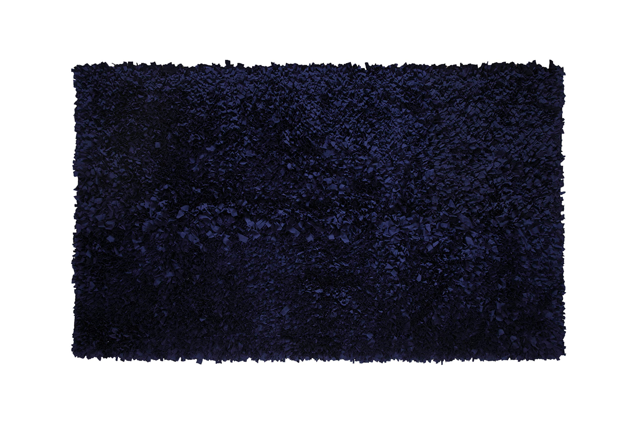Home Weavers Bella Premium Jersey Shaggy Living Room Rug – Machine Washable, Non-Slip, Soft Foldable Indoor Carpet (3'5