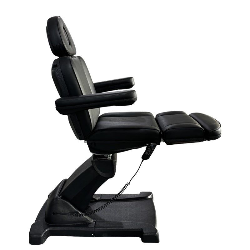 Greenlife® Electric Massage Chair Bed with 4 Motors, Swivel & Lounge Function - All Black, White or Mixed Colors (10794X) - Perfect for Home Relaxation, Spa & Therapy Sessions