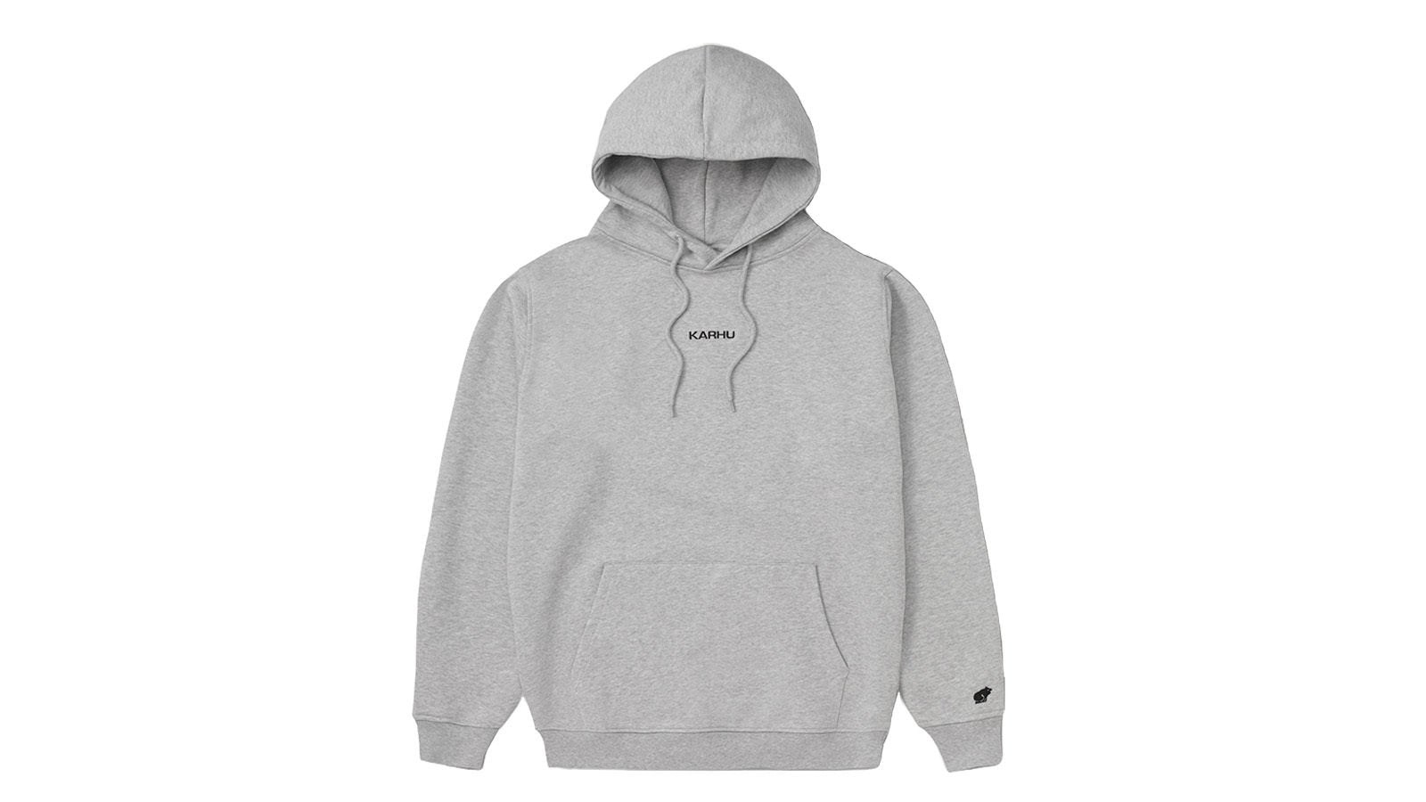 Custom Embroidered Logo Hoodie - Heather Grey & Jet Black - Unisex Pullover Sweatshirt for Casual Wear, Team Uniforms & Brand Promotion