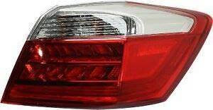 Right Passenger Side Tail Light Tail Lamp Compatible with 2013-2015 Honda Accord - Perfect for Night Driving & Enhanced Safety