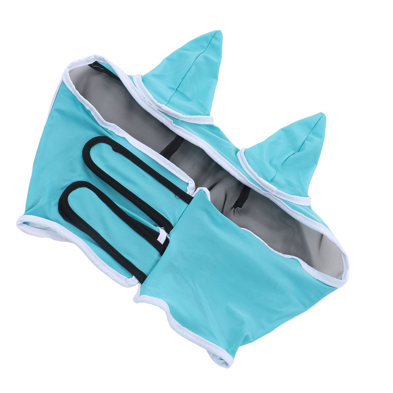 Breathable Horse Fly Mask with Soft Fine Mesh Design - Comfortable Equestrian Face Mask for Horses with Ears - Blue - Perfect for Riding, Training, and Farm Work - Durable Farming & Gardening Supplies