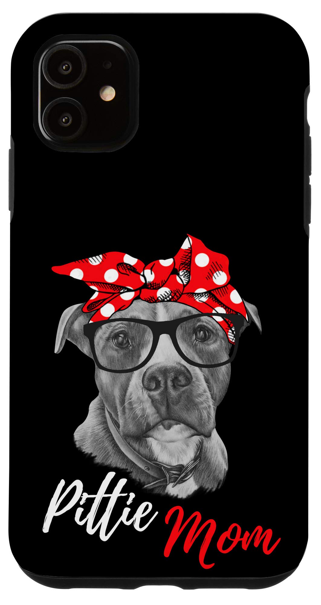 iPhone 11 Case - American Pitbull Design for Dog Lovers | Cute Pittie Mom Phone Cover | Perfect Gift for Pitbull Owners | Durable Protection for Everyday Use & Outdoor Activities