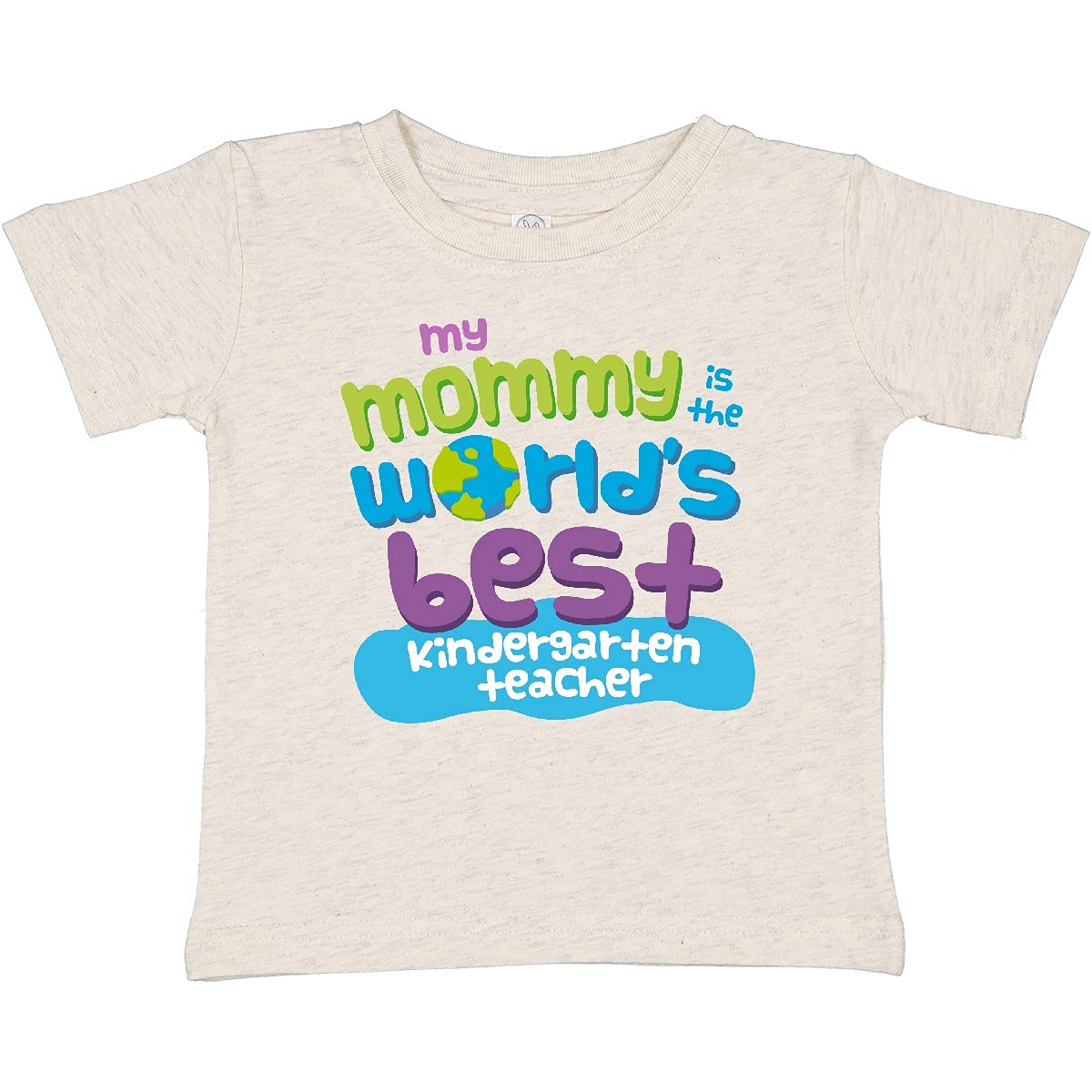 **Inktastic Kindergarten Teacher Mom Baby T-Shirt - Cute & Comfortable Cotton Tee for Toddlers - Perfect for School, Playdates & Family Photos**