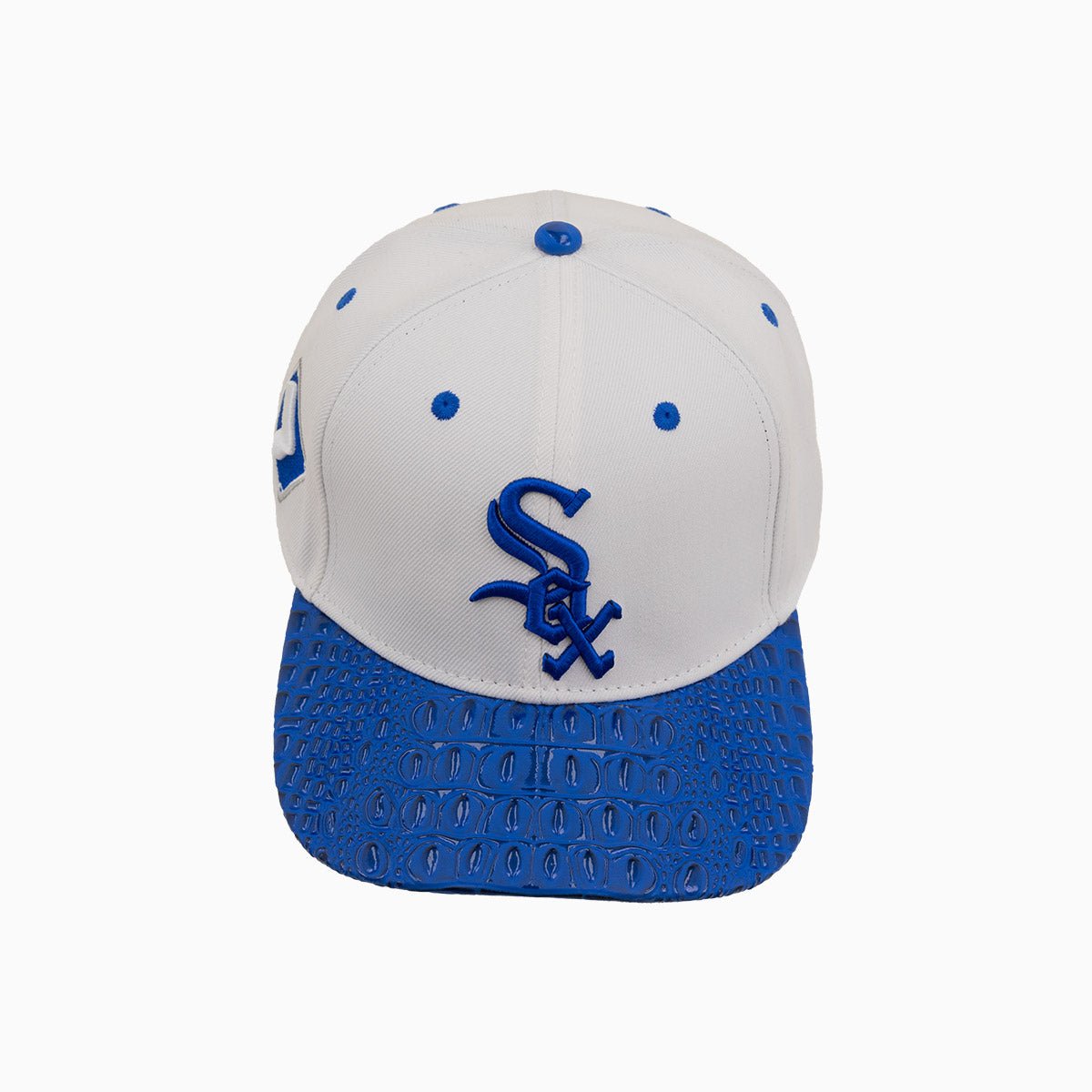 Chicago White Sox MLB Official Leather Visor Wool Flat Cap - Baseball Fan Gear for Games & Outdoor Activities
