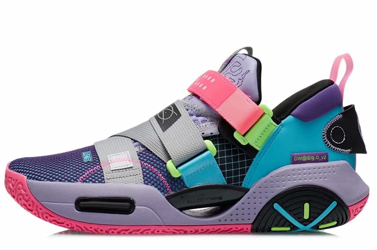 **LI-NING All City Wade Men's Basketball Shoes - Cushioned, Anti-Slip & Shock Absorbing Sneakers for Professional Play & Street Style**    *(Perfect for Indoor/Outdoor Courts, Training, and Casual Wear)*