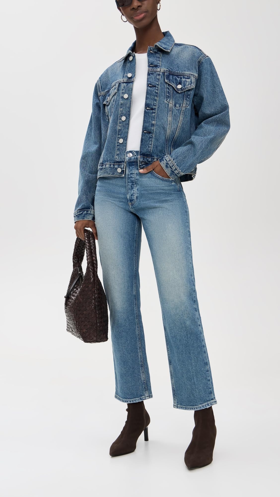 PAIGE Women's Sawyer Storybook High-Rise Skinny Jeans - Stretch Denim for Comfort & Style - Perfect for Casual Outings & Date Nights