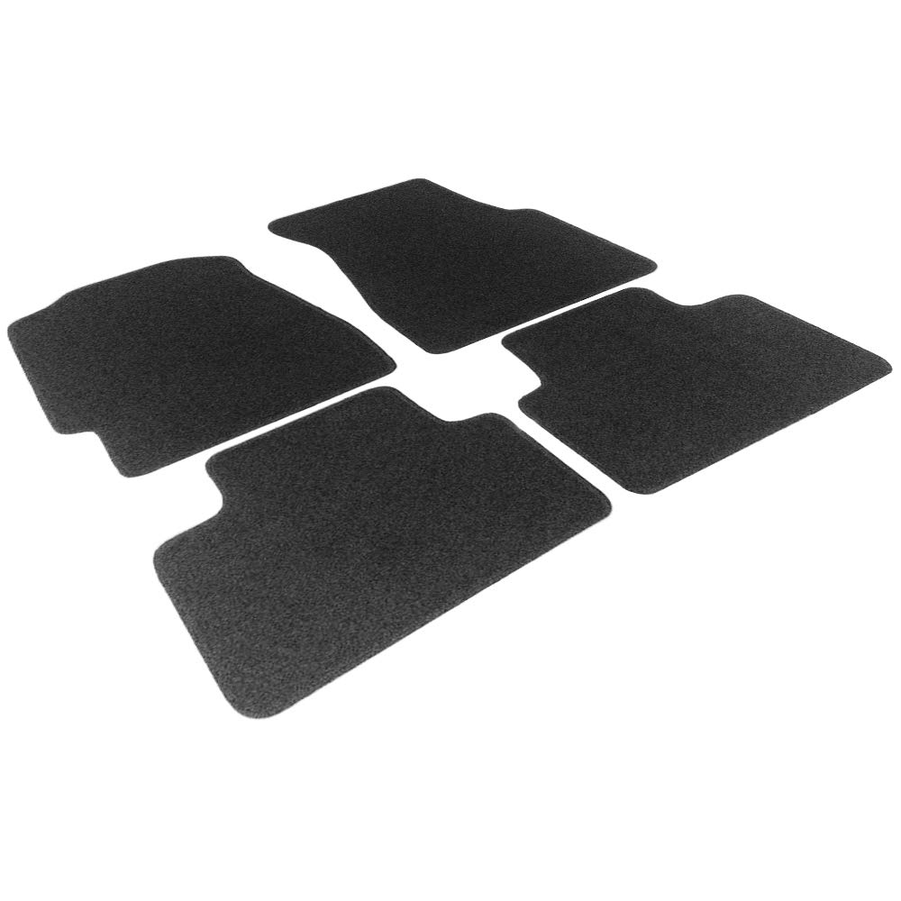 FREEMOTOR802® Custom Fit Nylon Car Floor Mats for 1992-1995 Honda Civic - 4-Piece Set, Non-Slip Black Interior Accessories | Perfect for Daily Driving, Road Trips & All-Weather Protection