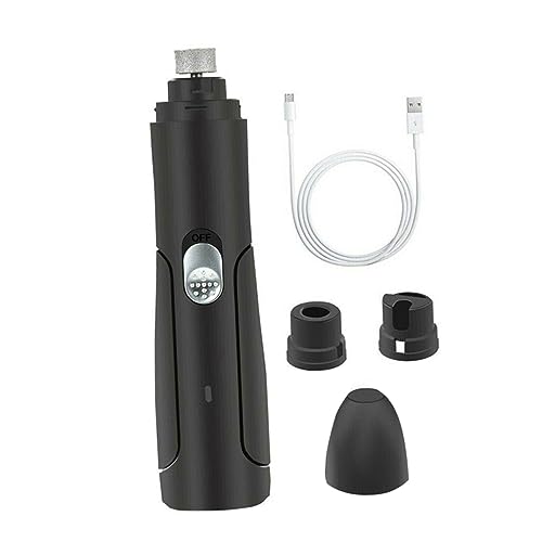 FOMIYES Automatic Pet Nail Grinder - Electric Dog & Cat Nail Trimmer with LED Light for Puppy, Kitten & Small Animals - Gentle Nail Care for Home Grooming & Professional Use