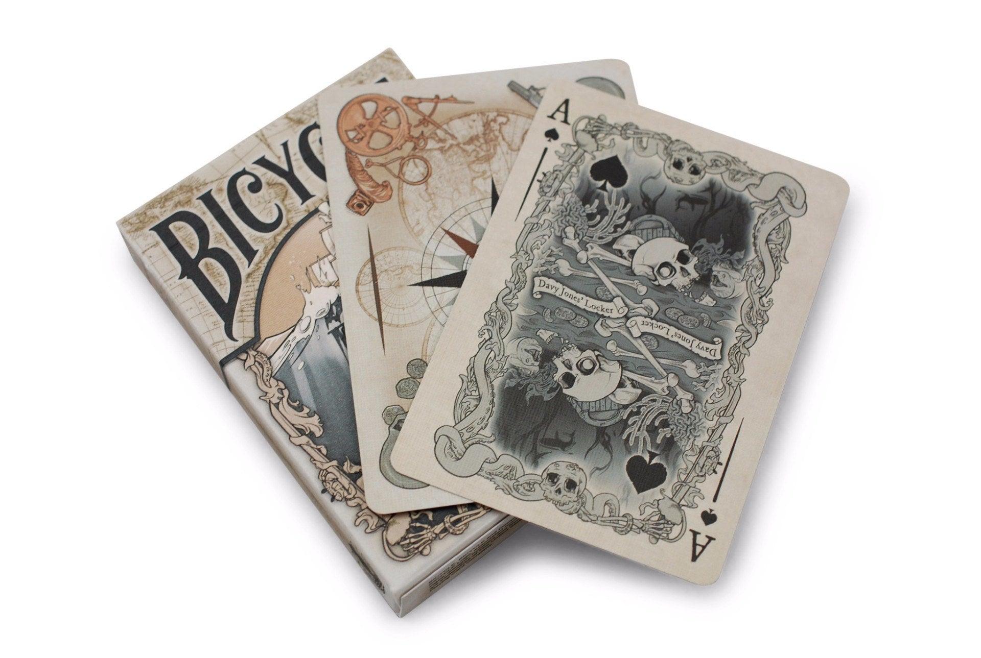 Bicycle® Seven Seas Playing Cards - Premium Quality Poker Cards for Magic Tricks, Cardistry & Casino Games - Perfect for Professional Magicians, Card Players & Collectors