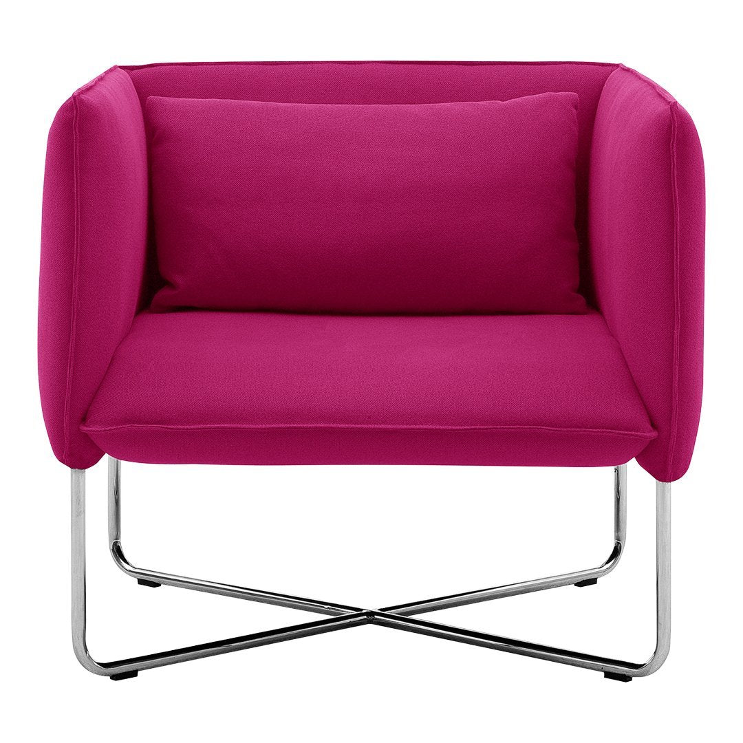 Busk Hertzog Groove Chair - Modern Lounge Chairs with Softline Comfort for Living Room, Patio & Office Relaxation