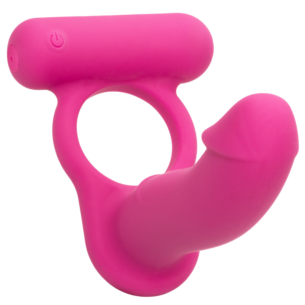 Rechargeable Vibrating Silicone Cock Ring for Men - Double Diver Design for Enhanced Pleasure - Perfect for Couples Play & Solo Use