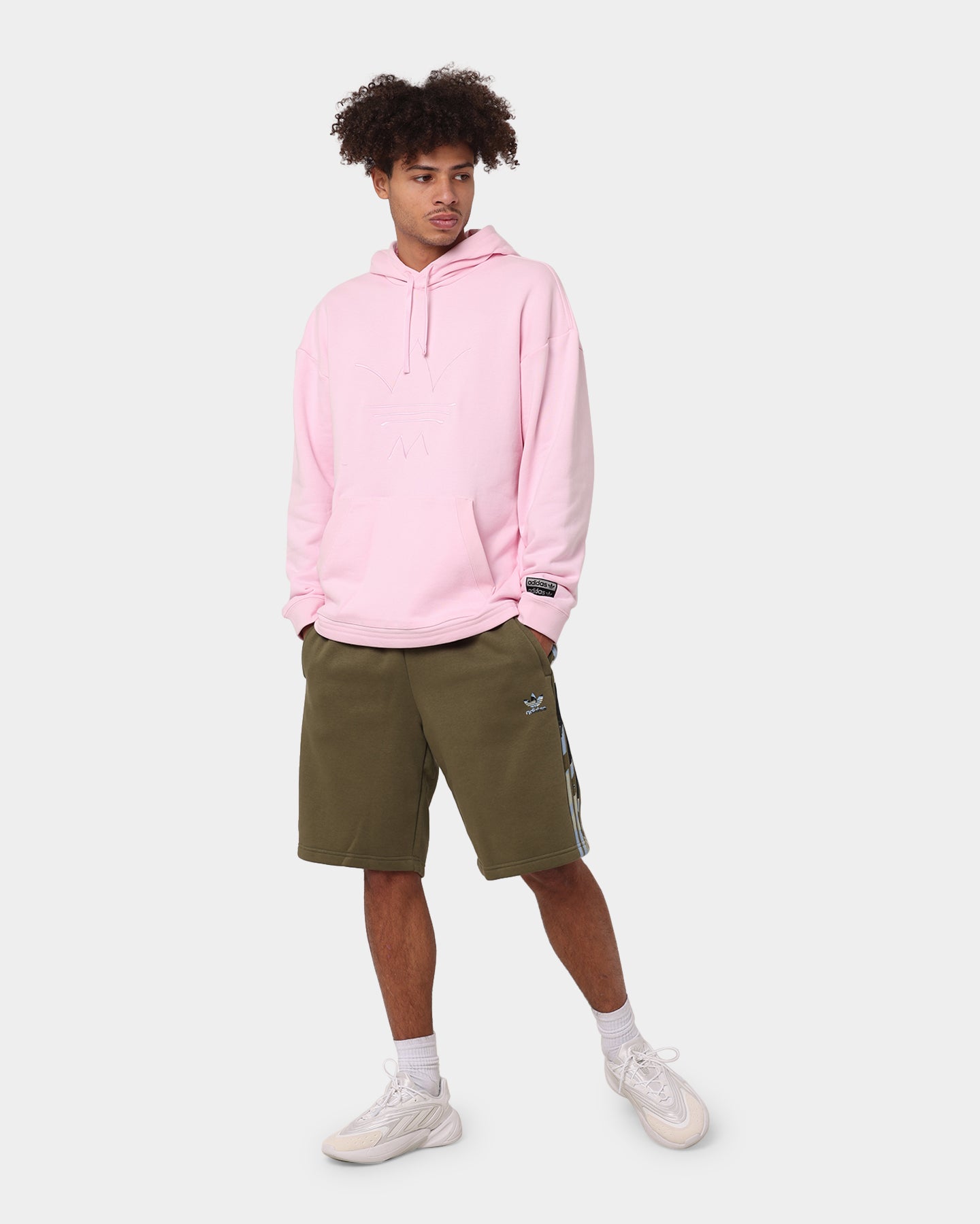 Adidas Camo Focoli Shorts for Men - Comfortable Athletic Running Shorts with Pockets, Moisture-Wicking Fabric - Perfect for Gym, Workout & Casual Wear (Ochre)