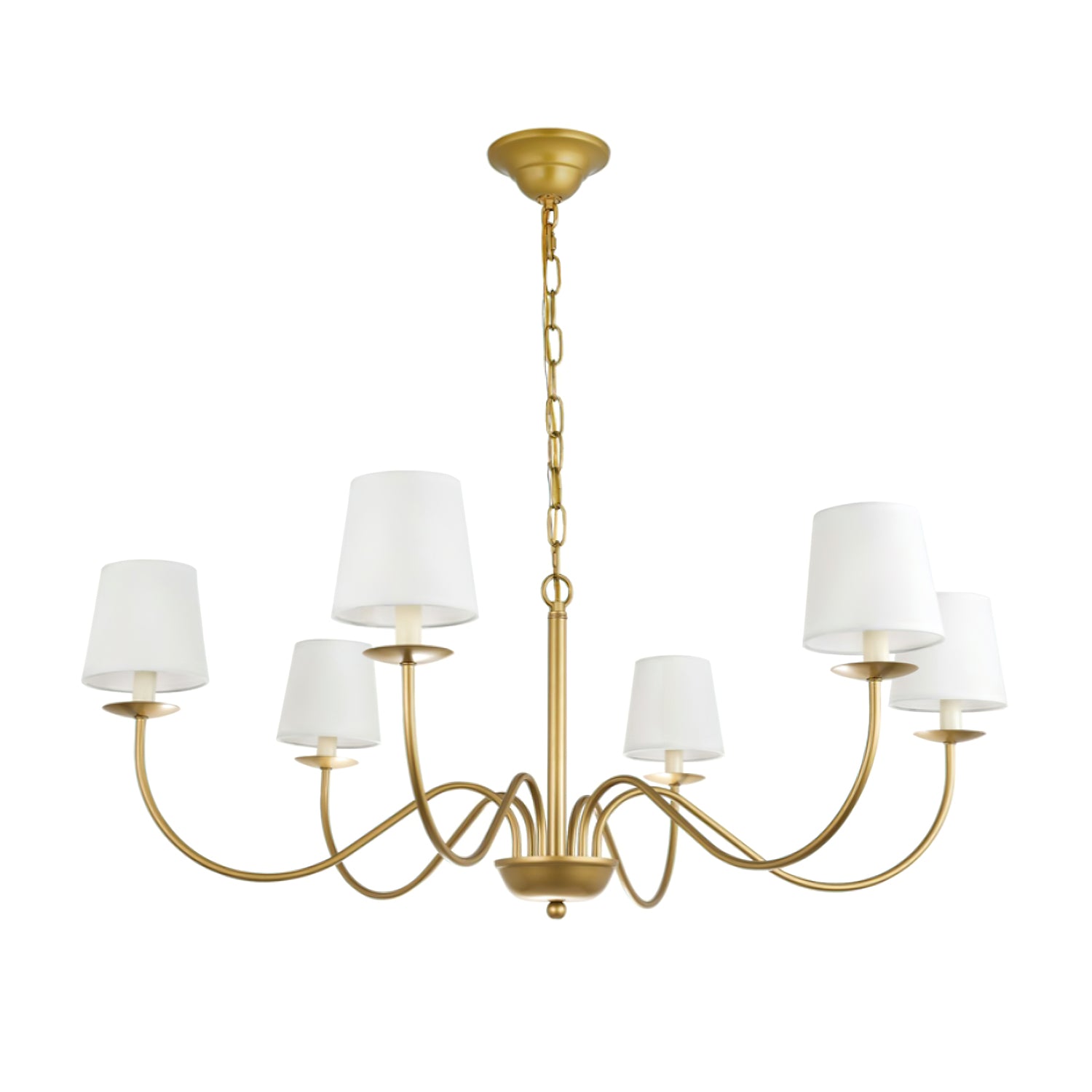 Eclipse Chandelier - Modern Crystal Ceiling Light Fixture for Dining Room & Living Room | Elegant Home Decor Lighting for Bedroom, Hallway & Entryway