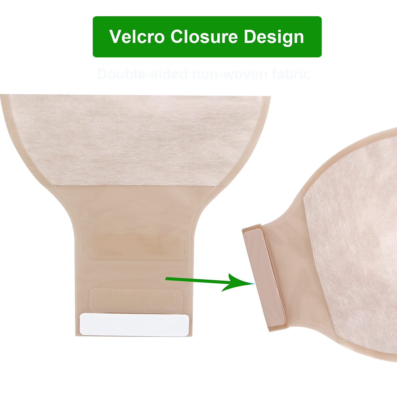 20PCS One Piece Drainable Ostomy Bags - Colostomy & Ileostomy Care Supplies for Adults - Leak-Proof & Odor-Control Pouches - Ideal for Daily Use, Travel & Post-Surgery Recovery