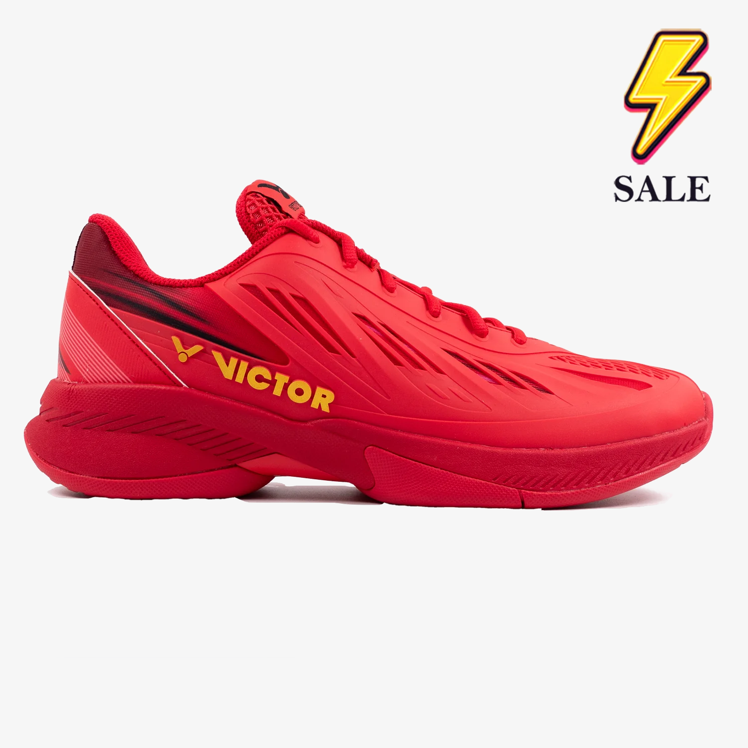 Victor A780 D Professional Badminton Racket (Red) - Lightweight & Durable for Advanced Players - Perfect for Tournaments & Training