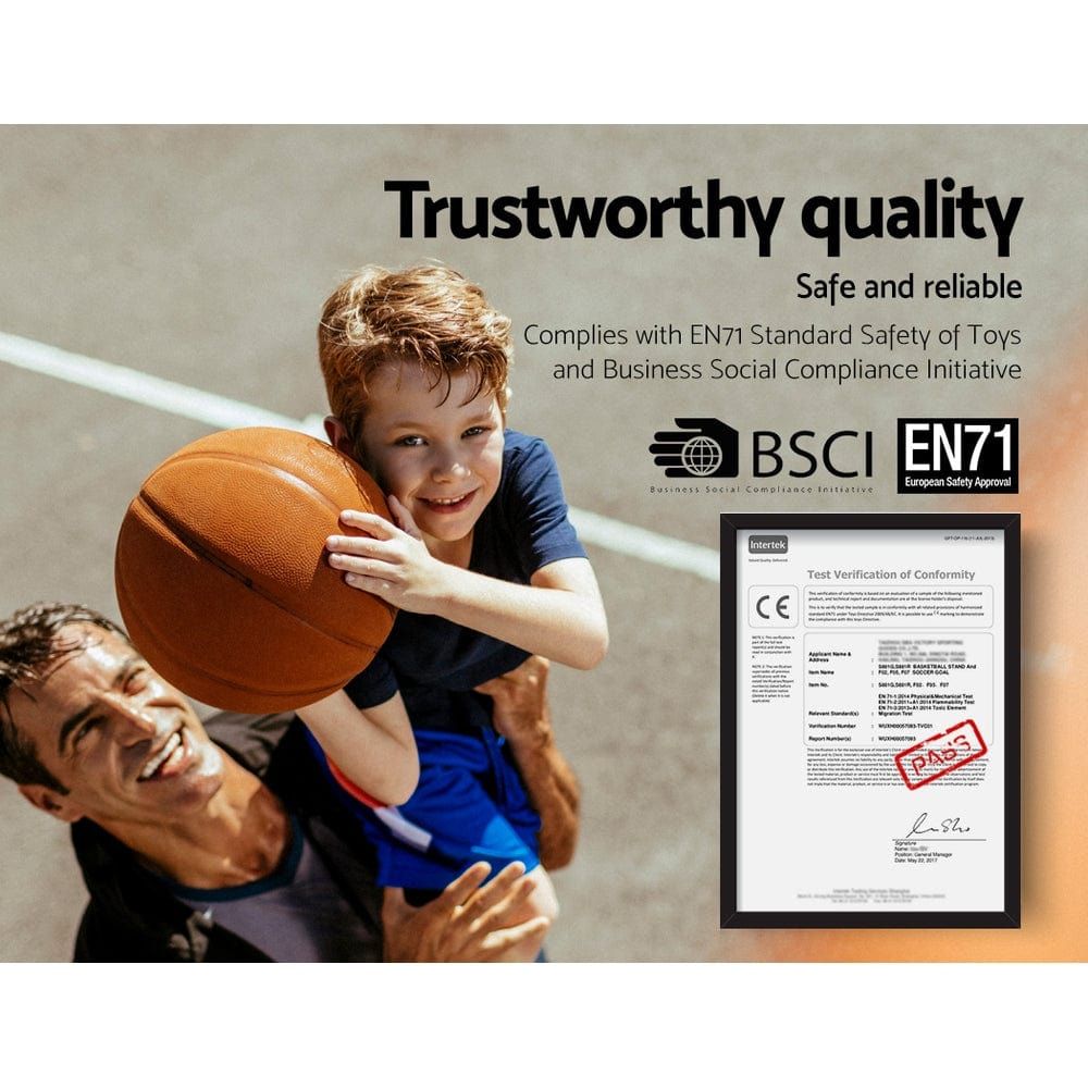 Adjustable Height Portable Basketball Hoop System with Net Ring - Perfect for Driveway, Backyard, and Outdoor Basketball Games