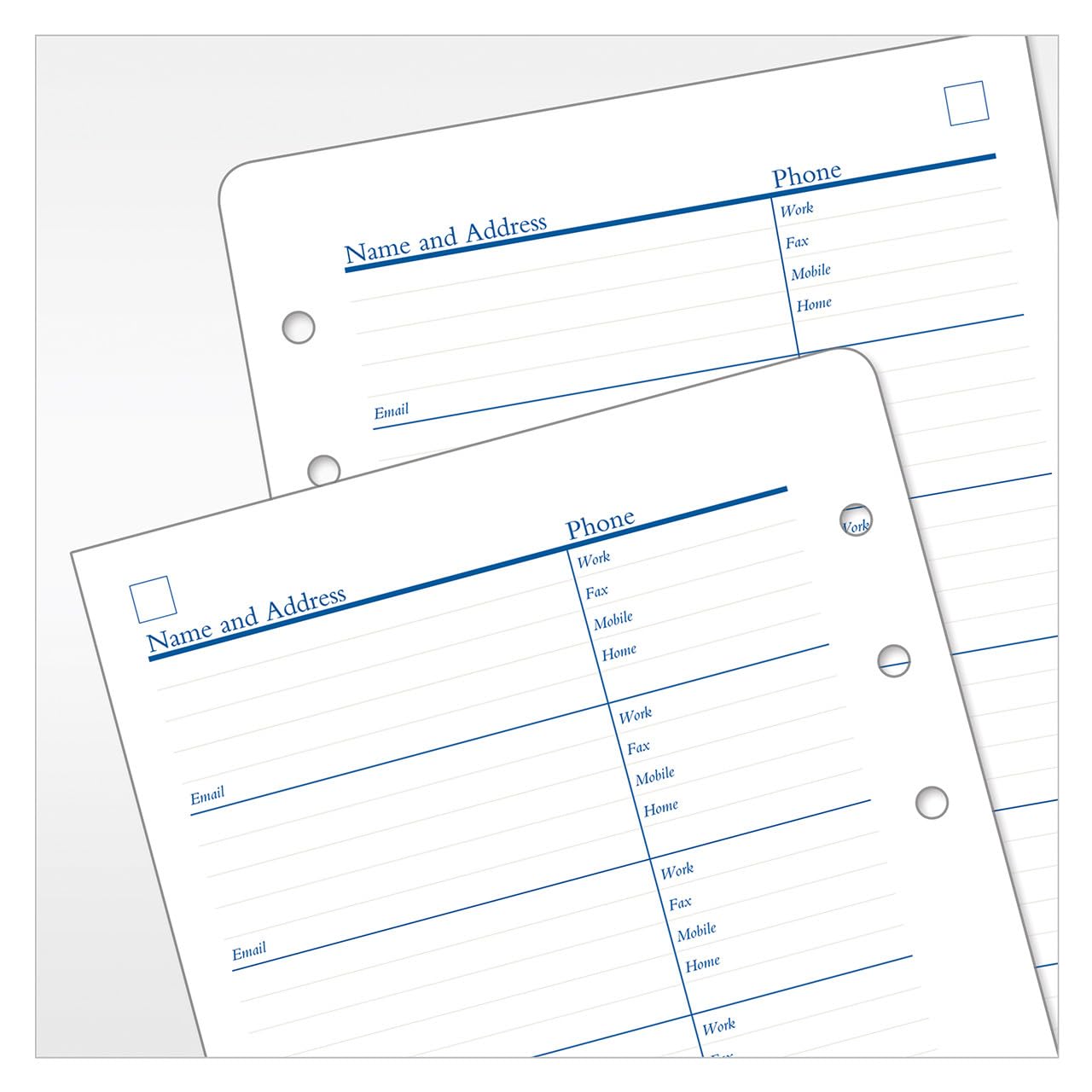 FranklinCovey Compact Address & Phone Pages - Planner Refill Organizer for Contacts - Perfect for Business Professionals, Students & Daily Planning