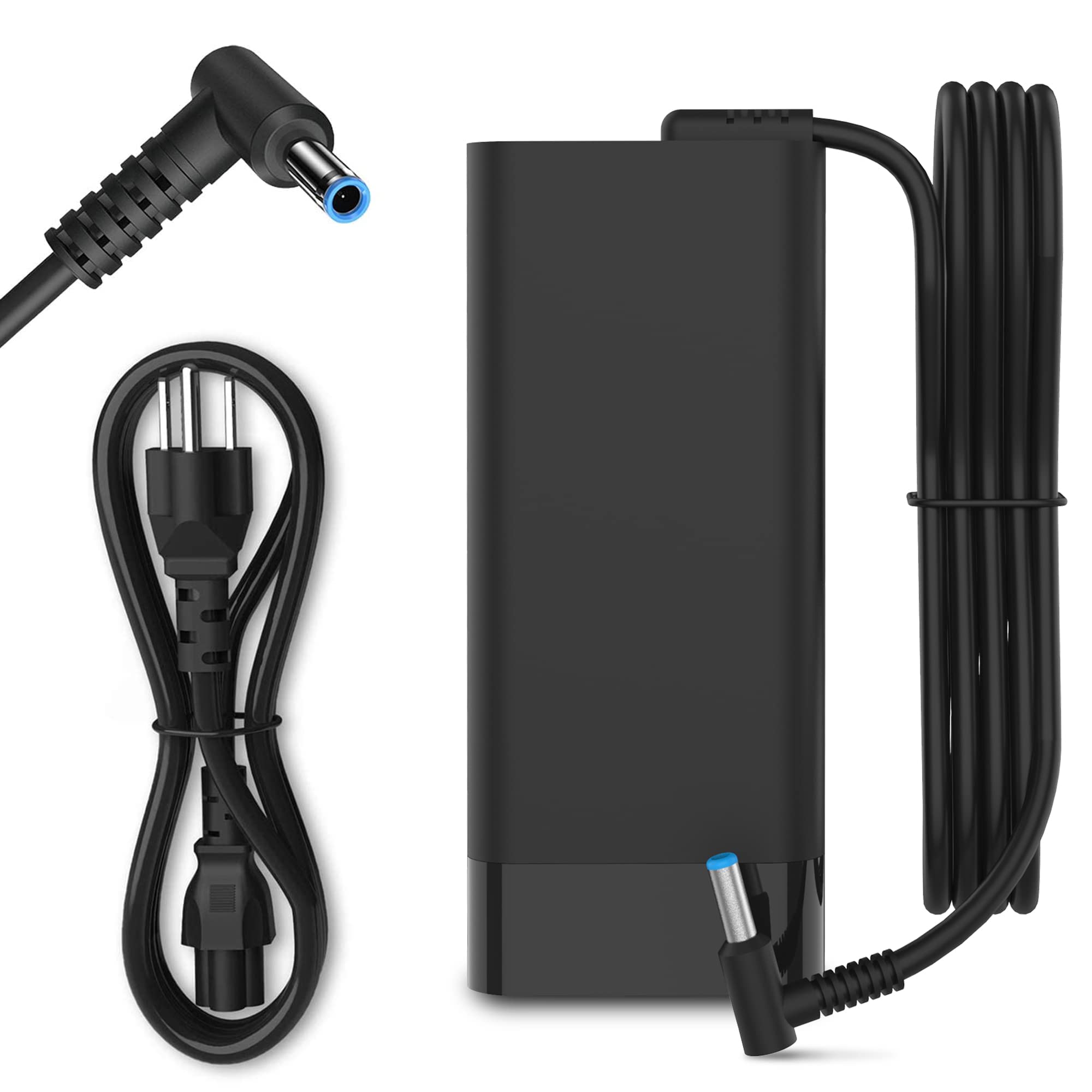135W 19.5V 6.9A AC Adapter Laptop Charger Compatible with HP Spectre x360 15t-df100 CTO, HP Pavilion Gaming 15 17 ec0013dx 15-ec0751ms - Replacement Power Cord for HP Laptops - Perfect for Home, Office & Travel Use
