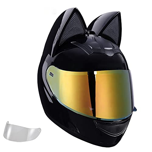Black helmet Gold Lens