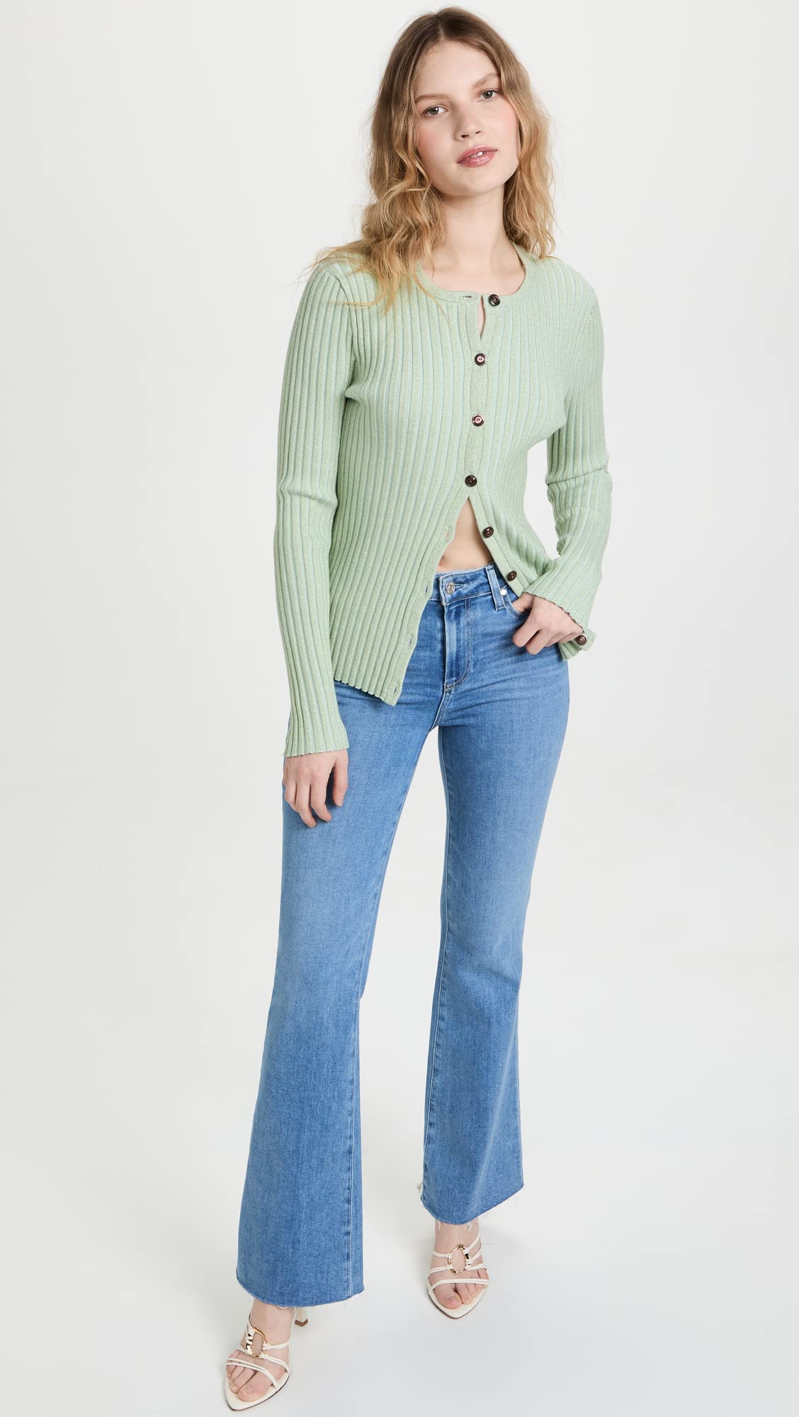 PAIGE Women's High Rise Laurel Canyon Jeans - Slim Fit Stretch Denim Pants for Everyday Comfort | Perfect for Work, Casual Outings & Weekend Wear