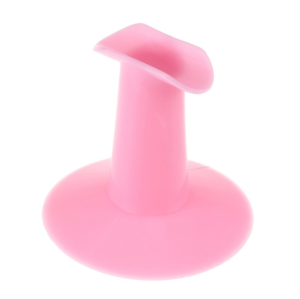 Professional Nail Art Stand - Pink Manicure Holder for Gel Polish, Acrylic & Cuticle Care | Perfect for Home & Salon Nail Painting, DIY Manicures & Pedicures