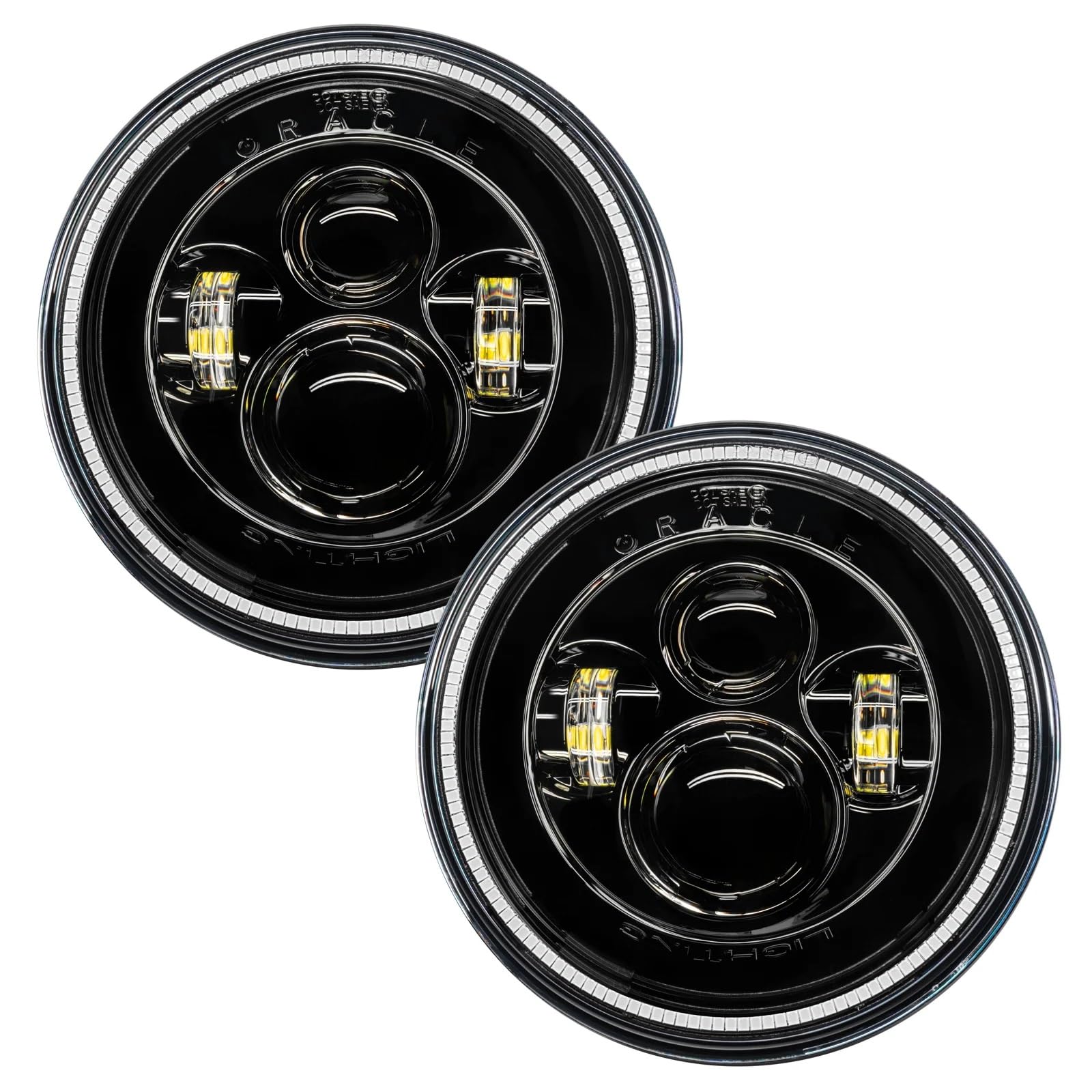 ORACLE Lighting 5847-504 Pair of 20W LED Fog Lights for 2018-2024 Jeep Wrangler JL - High Performance Waterproof Off-Road Lights - Durable Impact Resistant Epoxy Sealed Design - Perfect for Night Driving, Off-Roading & Foggy Conditions