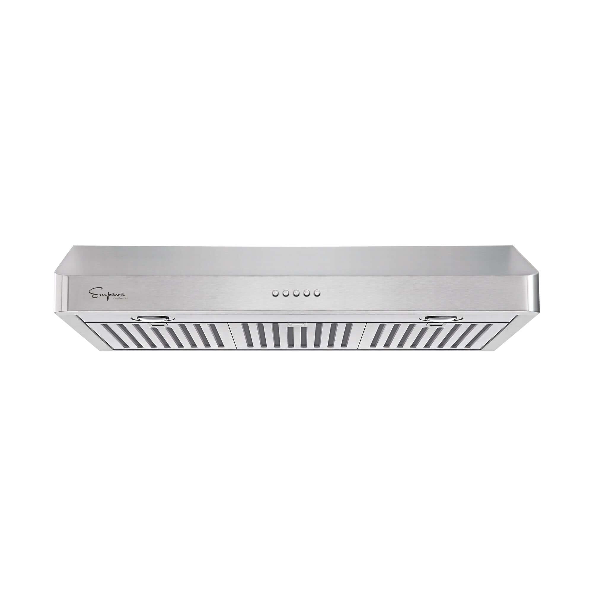 Empava 30 Inch Stainless Steel Ducted Under Cabinet Range Hood - 30RH11 - Powerful Kitchen Ventilation for Smoke & Odor Removal - Perfect for Home Cooking, Grilling & Baking