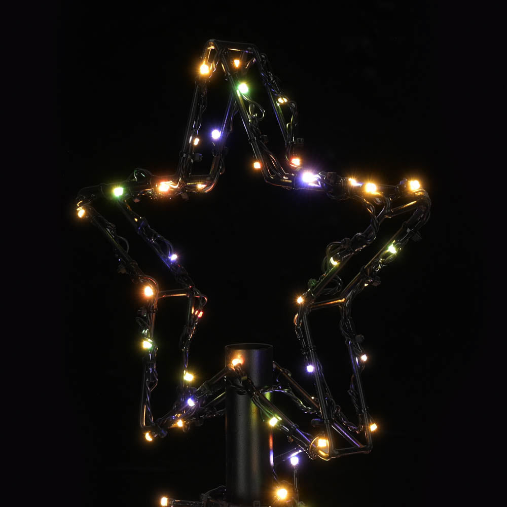 12ft Solar Powered Outdoor Christmas Tree with LED Lights - Perfect for Holiday Decorations, Patio, Garden, and Front Yard Festive Lighting