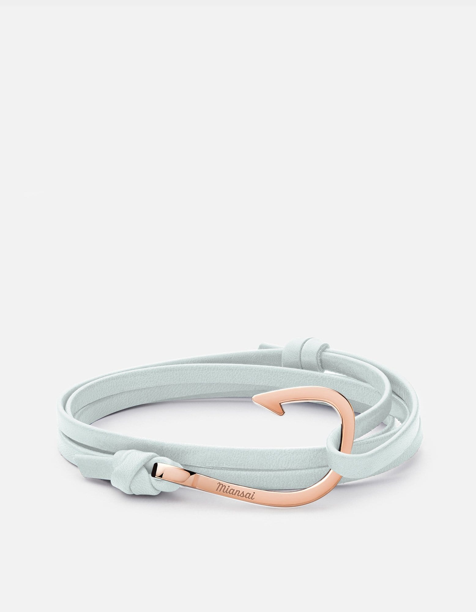Genuine Leather Hook for Keys, Wallets & Accessories - Rose Gold - Perfect for Keychains, Handbags & Everyday Carry Essentials