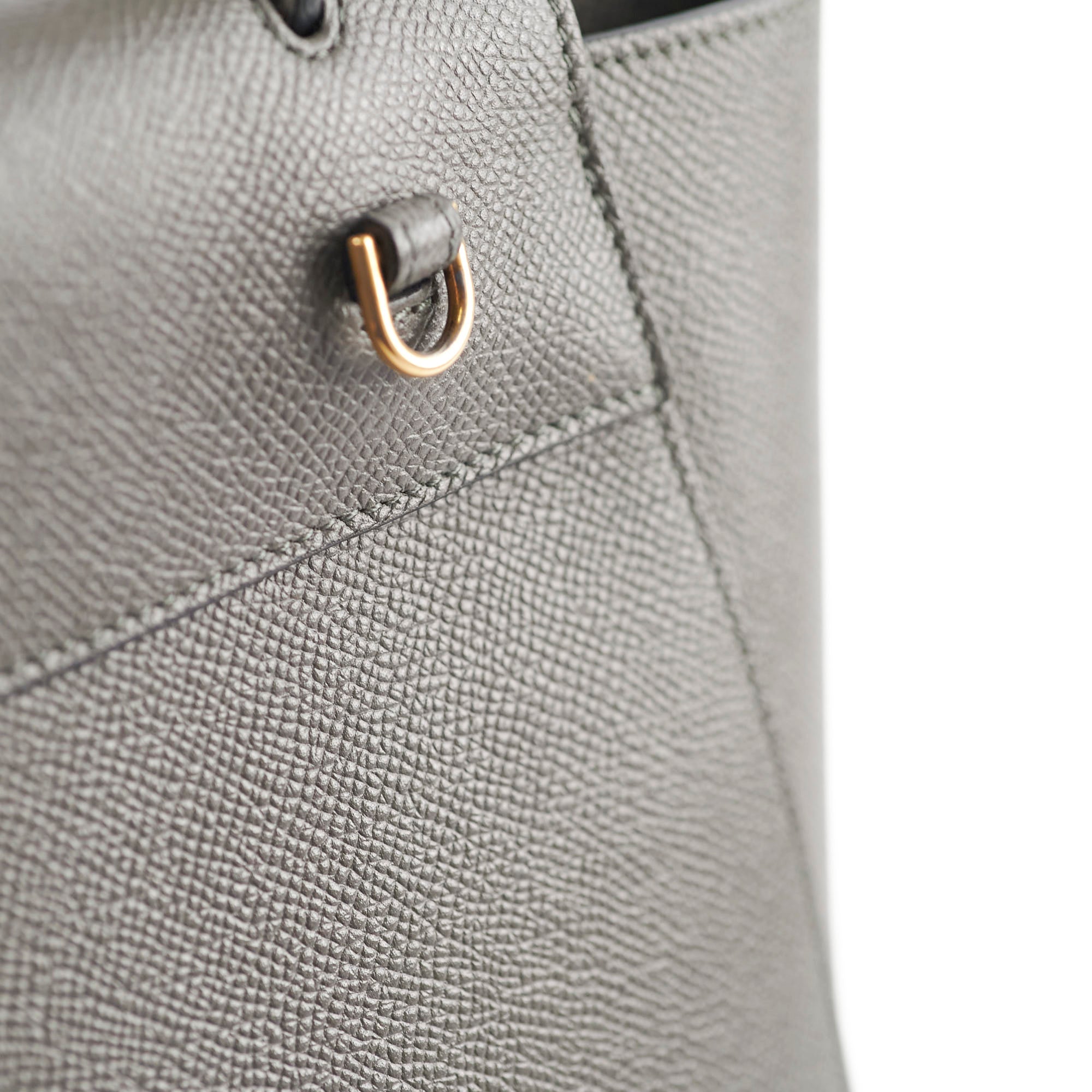 Celine Nano Grained Calfskin Belt Bag in Dark Grey - Stylish Crossbody Purse for Women, Perfect for Everyday Use, Travel & Night Out